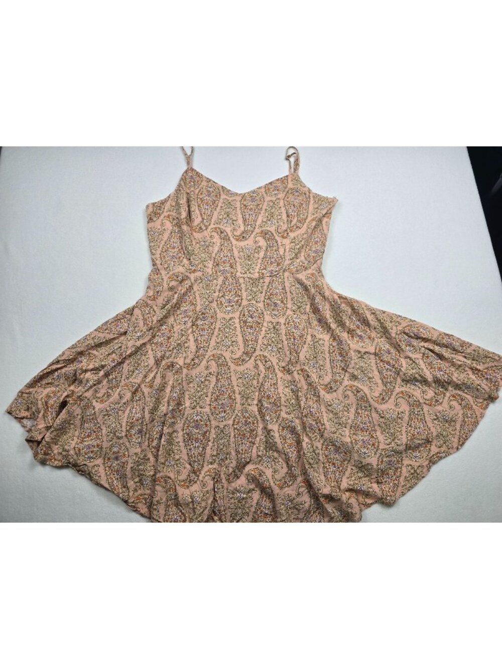 Old Navy Womens XL Paisley Print Flowy Spaghetti Strap Sundress